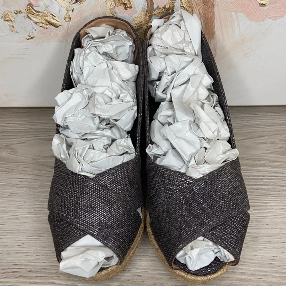 Tory Burch Filipa Wedge Espadrille size 9.5